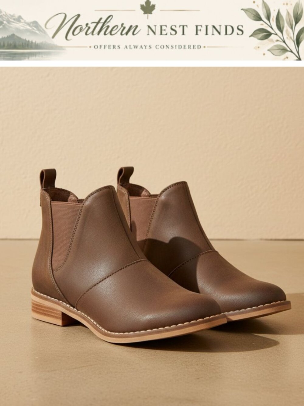 Women's Chelsea Ankle Bootie with Stretch Elastic Side Panels and Pointed Toe